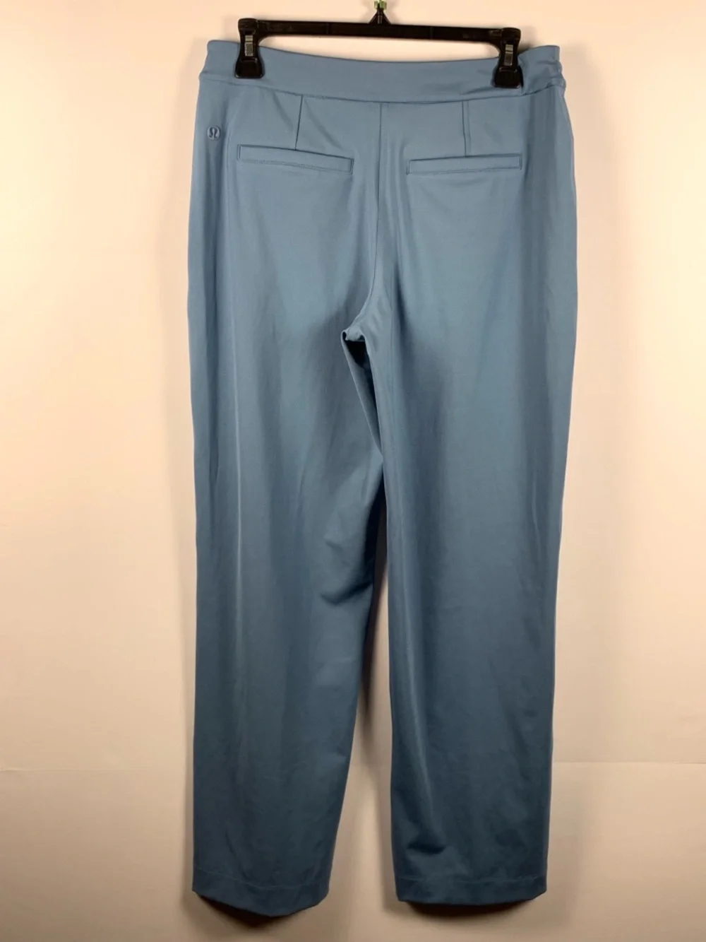 Lululemon Wide Leg Pants Womens S Blue Luxtreme Drawstring Pull On Pockets